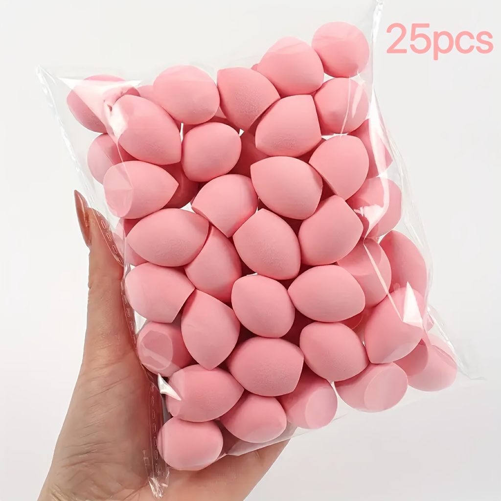 E-shop 25 Stück Mini Make-up Schwamm Set, Mehrfarbige Make-up Schwämme, Mehrfach geformte Foundation- Concealer-Applikatoren, Geruchlos, Geeignet für