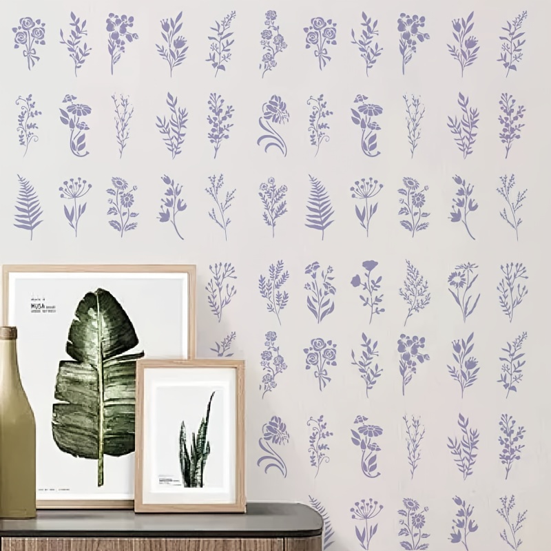 42pcs Washable Painting Templates for Home Decor
