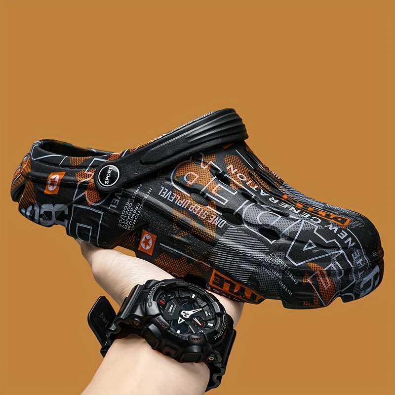 sandalias para hombre sin cordones material transpirable eva