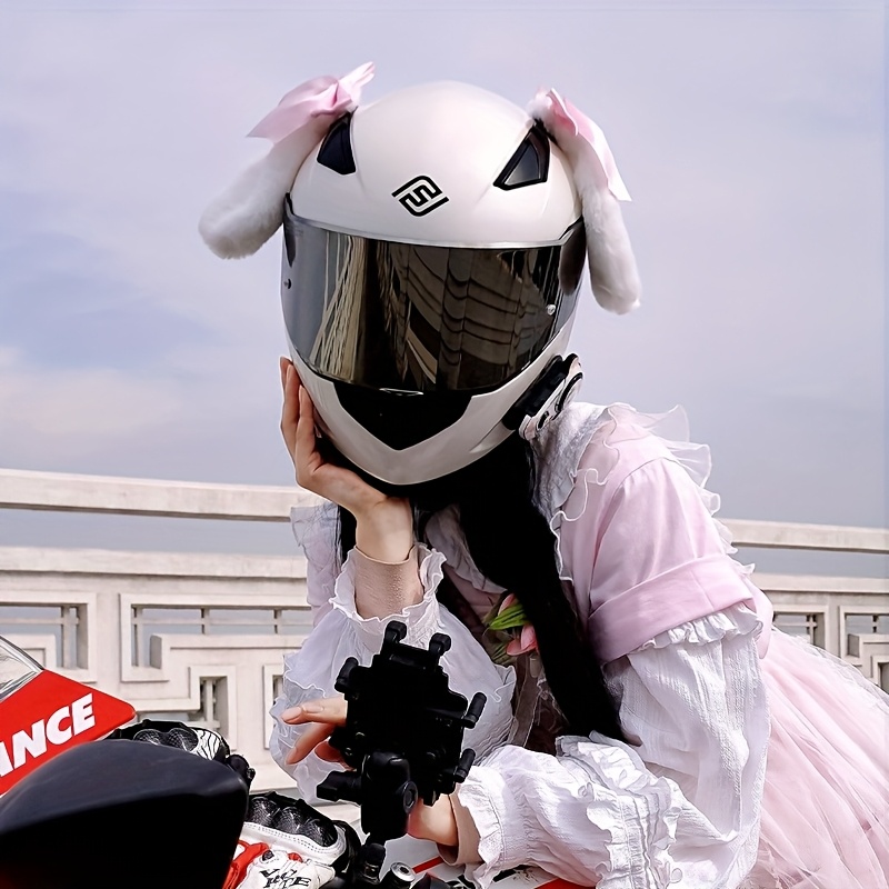 decoration motorcycle helmet Sprout Decor but also to bicycle handlebars Unique Bargains 1 Set Cat