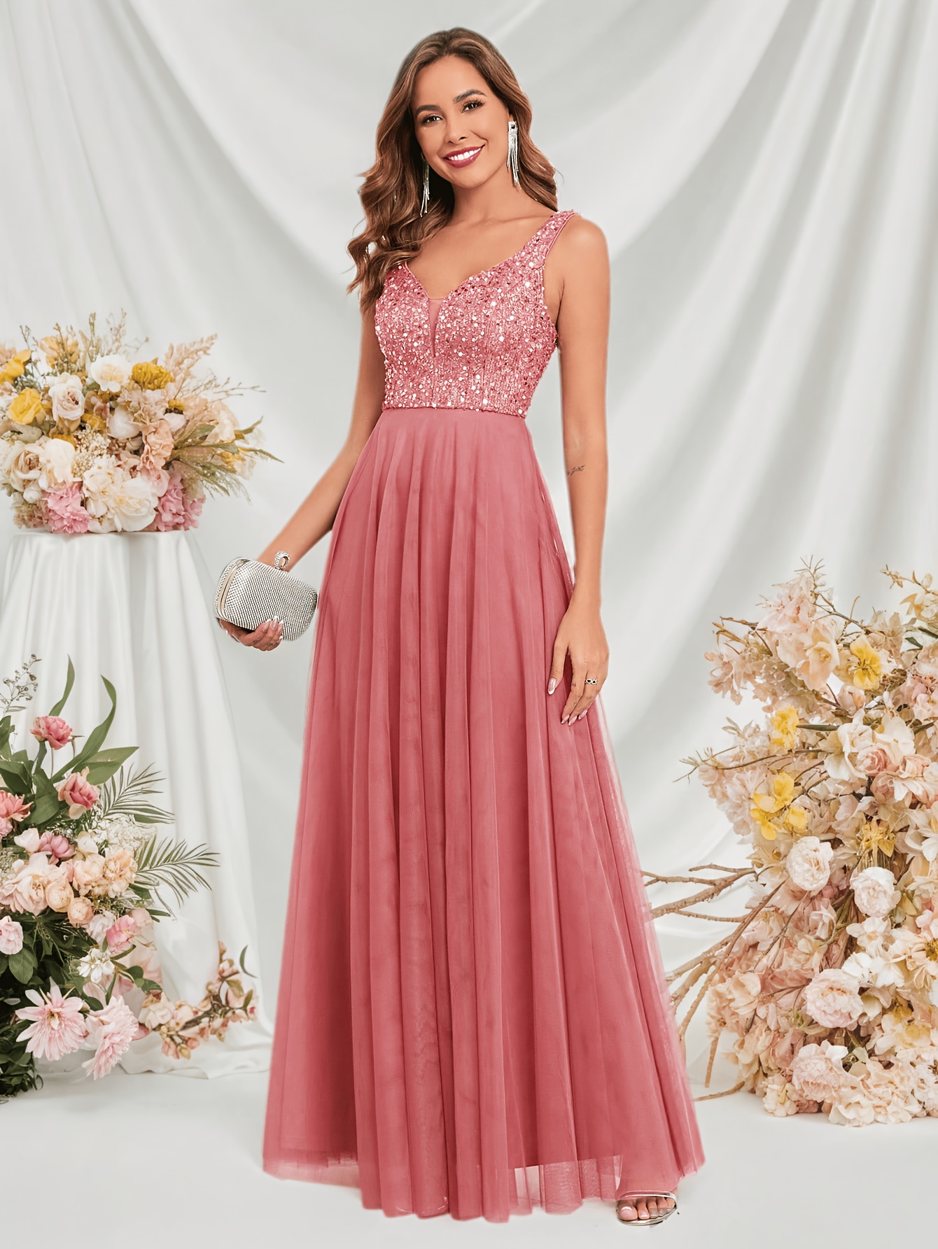 bridesmaid fairy dresses NiceVestidos--Fairy dress sleeveless purple/olive green chiffon slim f