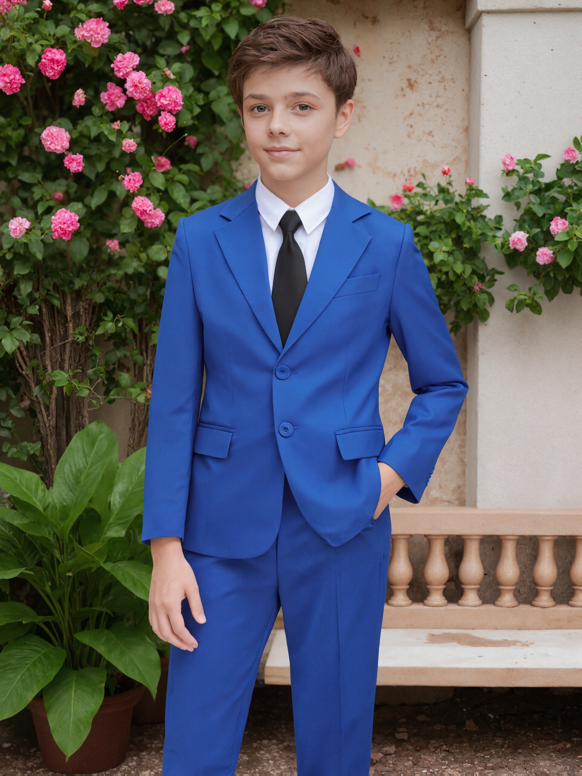 halloween boys suit two piece jacket pants pockets long Temu Bahrain