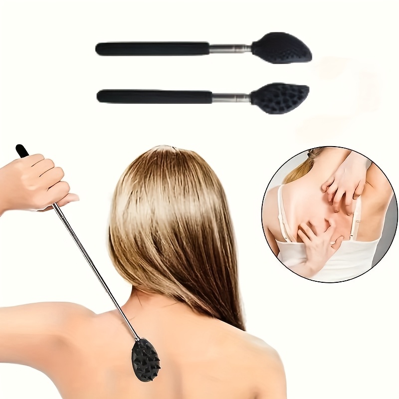 1pc retractable silicone back scratcher with   anti   portable massager for men women and seniors   options   for back comfortable massage tool durable construction Product details 3
