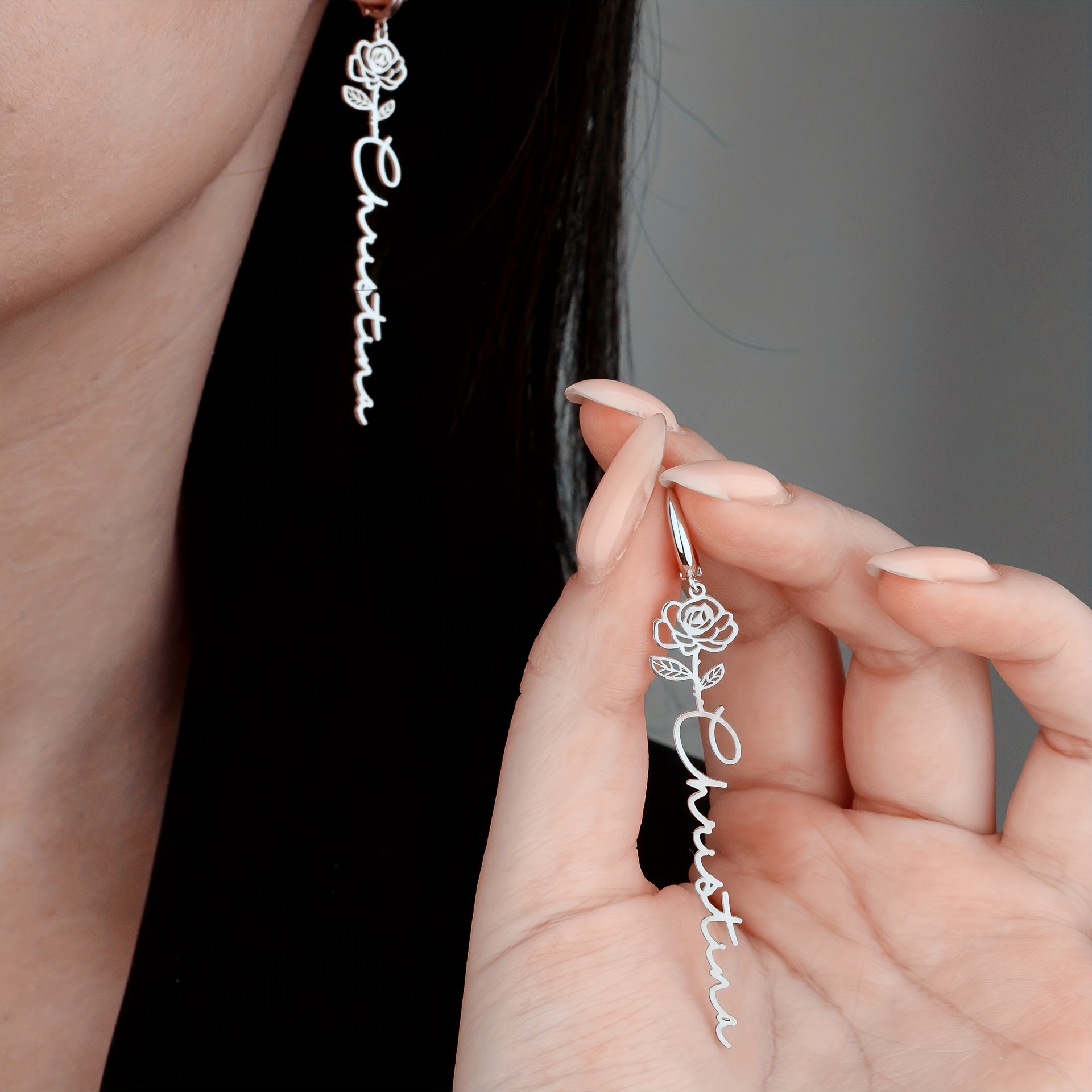  Personalized Drop Fishhook Earrings for Women Elegant