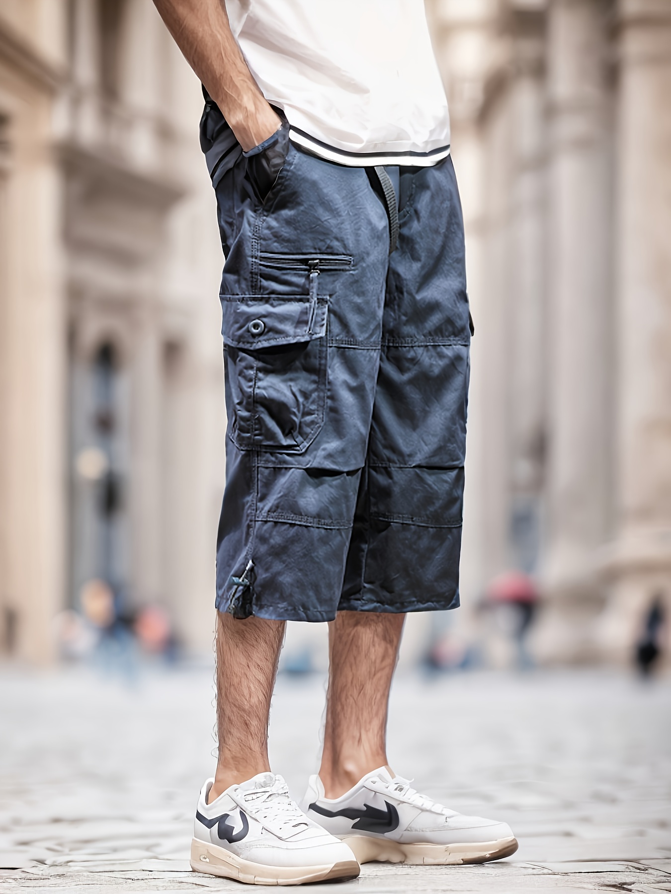 shorts carga hombre pantalones utilitarios Temu Dominican Republic