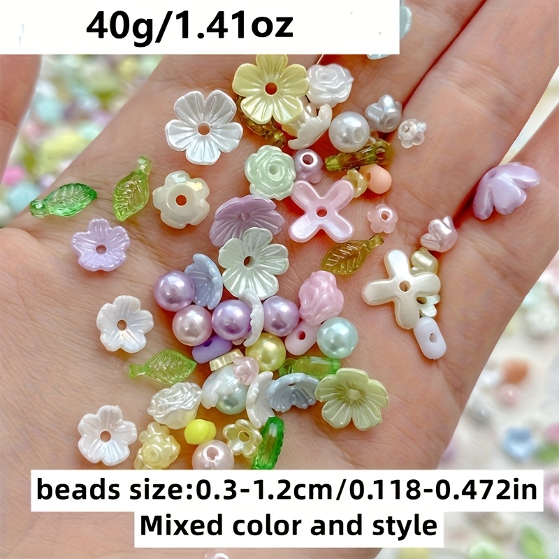 40g Acrylic Mixed Petals for DIY Jewellery Making