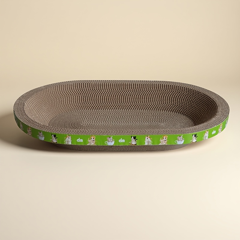 TEMU 1pc Thickened Cat Scratching Board, Cat-specific Scratching Mat, Play And Rest 3-in-1, Wear-resistant And Non-shedding Furniture Protection