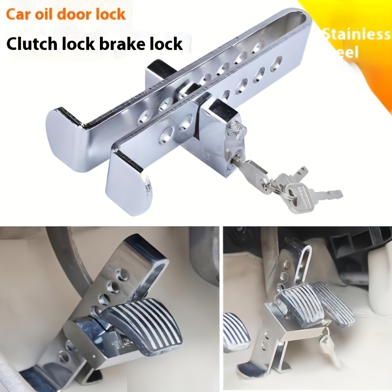 Pedal Lock 9 Holes Brake | Anti-Theft Clutch Safety Lock Car Pedal Car