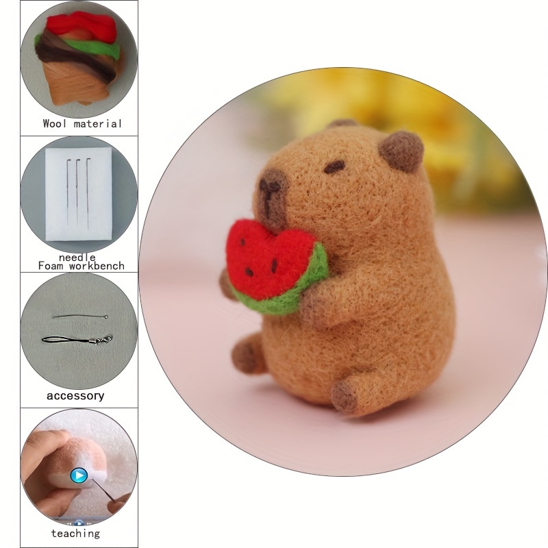 Capybara Wool Felt Material Pack