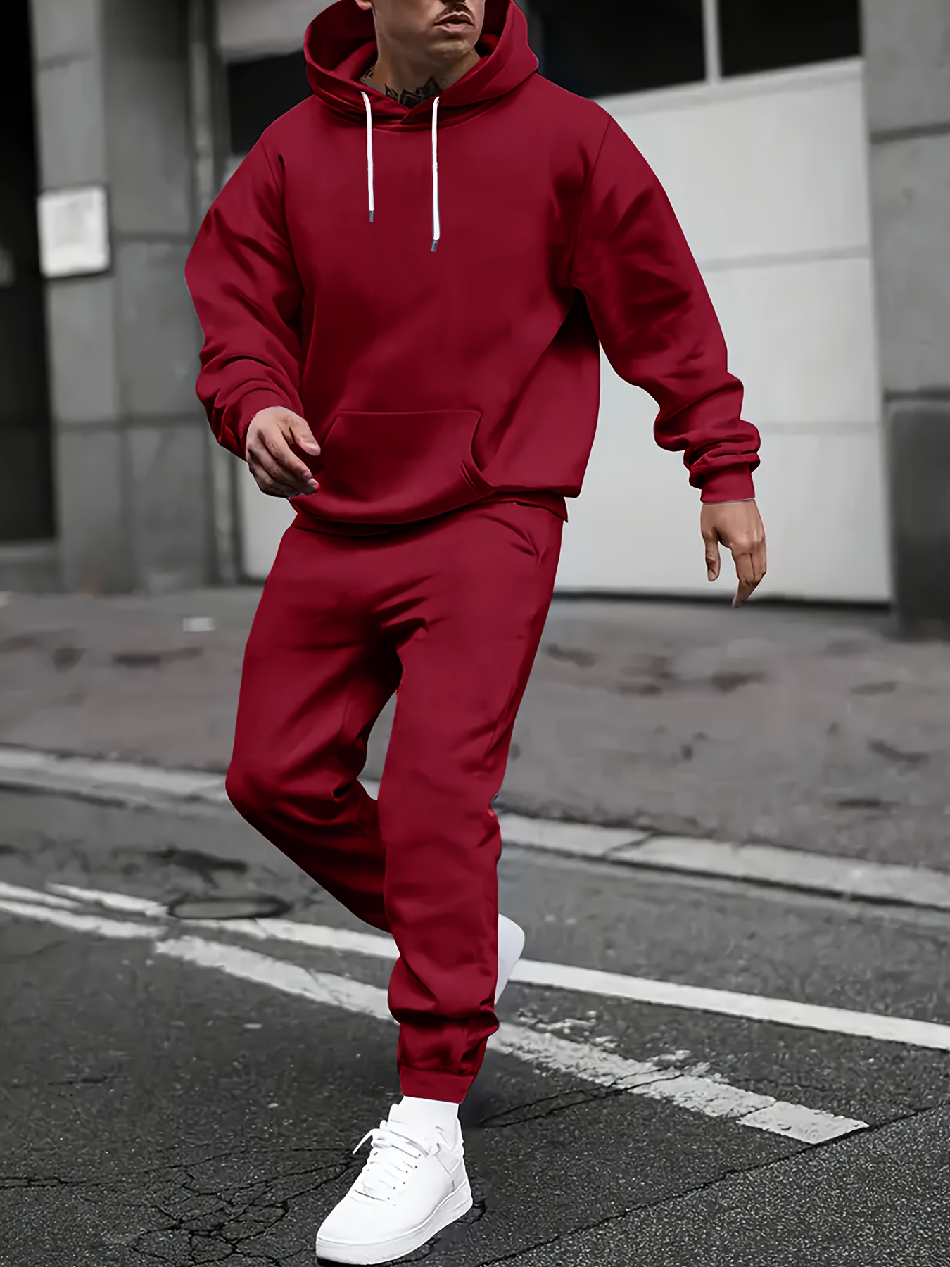 Sudadera Deportiva Sudaderas De Dos Colores Para Hombre Sudadera