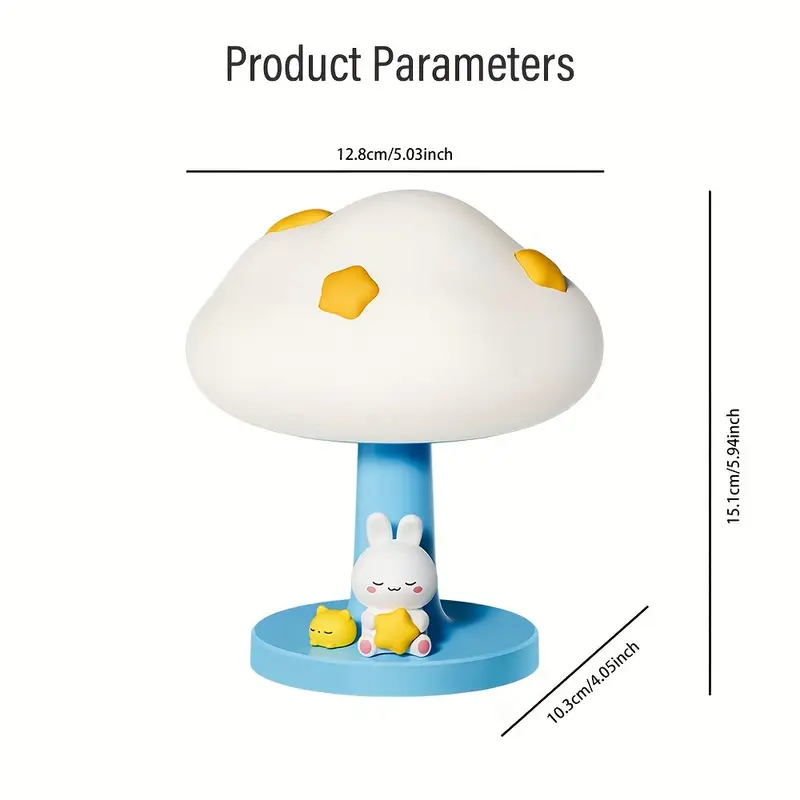 1 cloud shaped usb rechargeable night light with touch control 3 adjustable brightness levels indoor led desk lamp for bedroom living room office and kids room relaxation ambiance relaxation ambiance lamp design usb rechargeable lamp night light for bedroom Product details 1