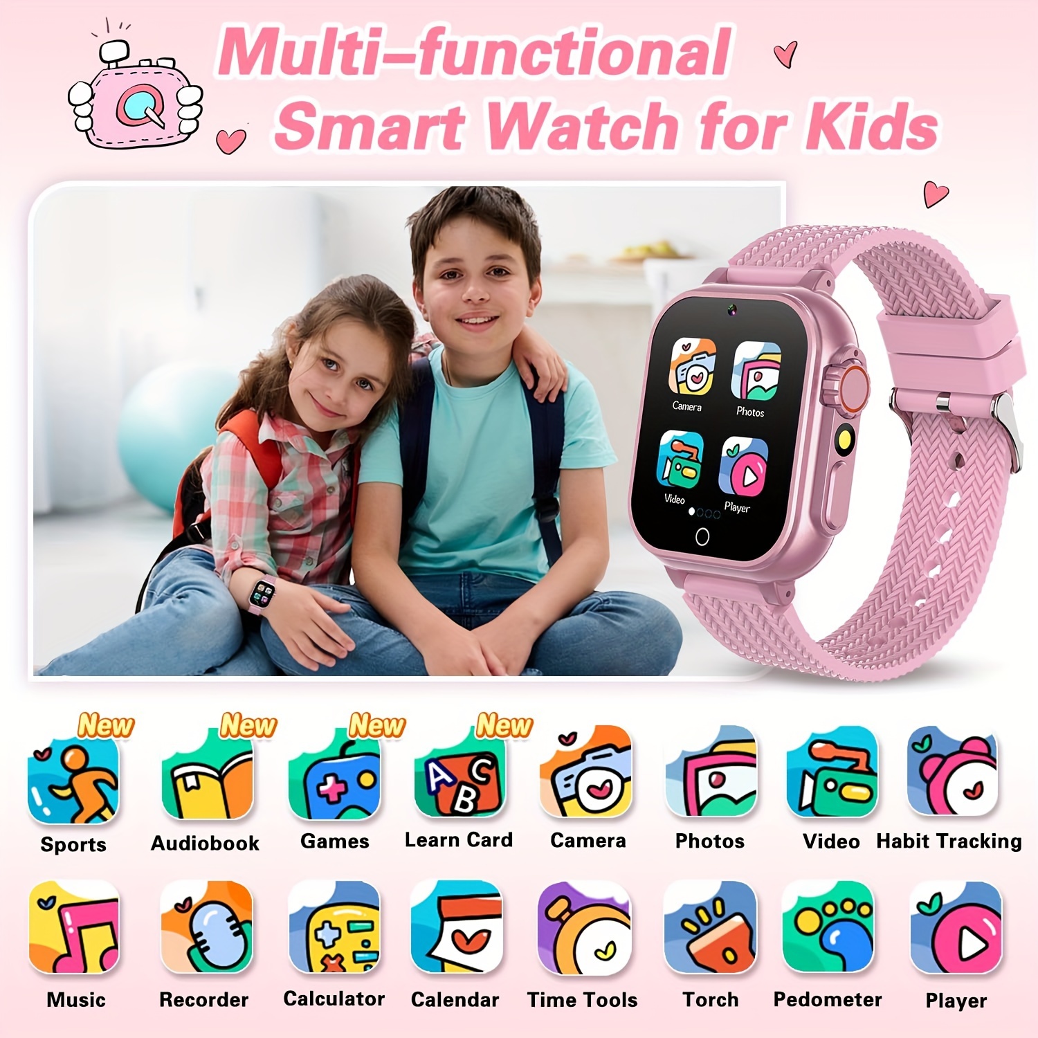 smart watch video music educational toy girls Temu Bahrain