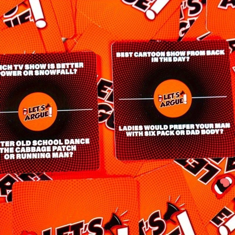 Debate Card Game - Fun Discussion Party Game with Bold Controversial Prompts, Suitable for Adults and Family Competitive Board Game, Exquisite Packaging Design