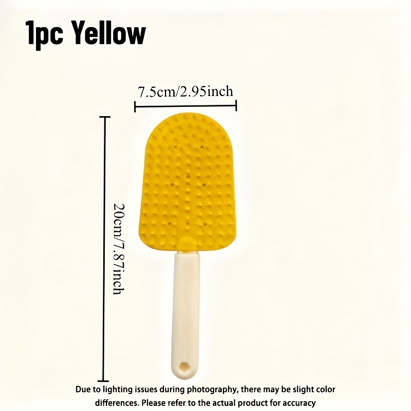 Brosse pour Chats à Autonettoyage, Brosse de Toilettage pour Enlever les Poils Morts, Nœuds et Saletés, Idéale pour Chats à Poils Longs, Vert