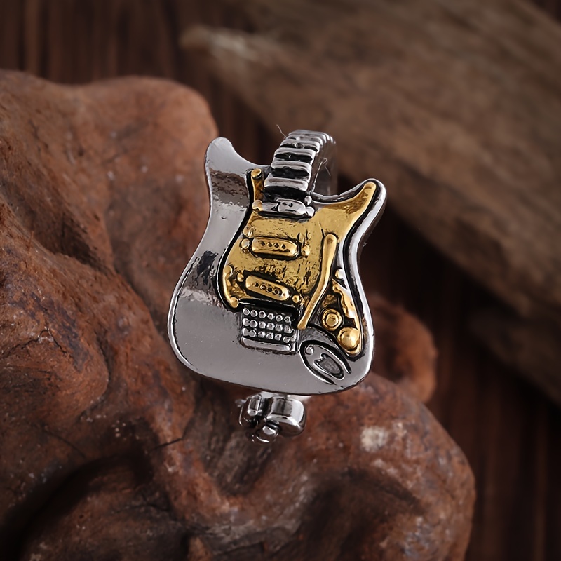 TEMU Electric Guitar For Men Women Hip-hop Rock Guitarist Singer Accessories Jewelry