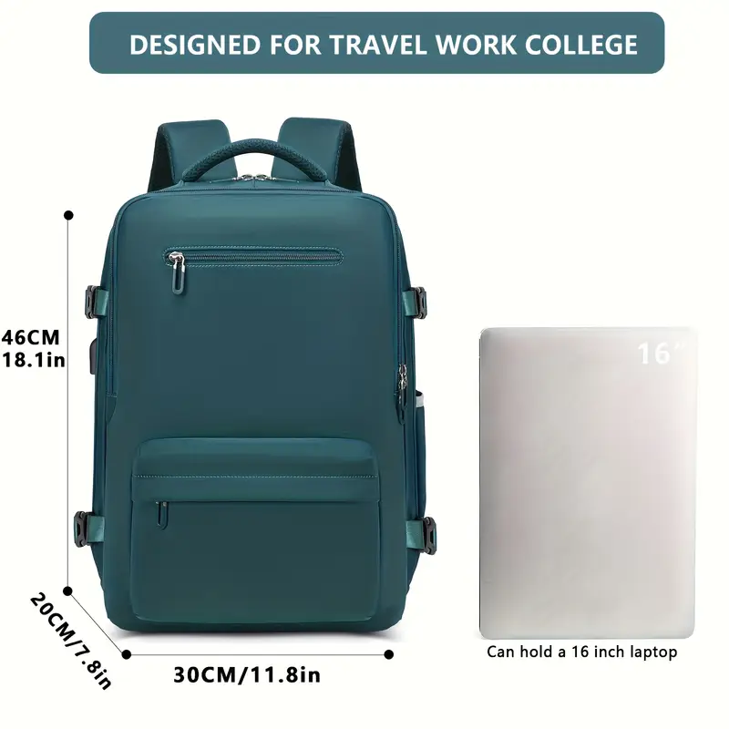 mens womens nylon travel backpack shoe compartment laptop - Temu mens womens nylon travel backpack shoe compartment laptop - Temu