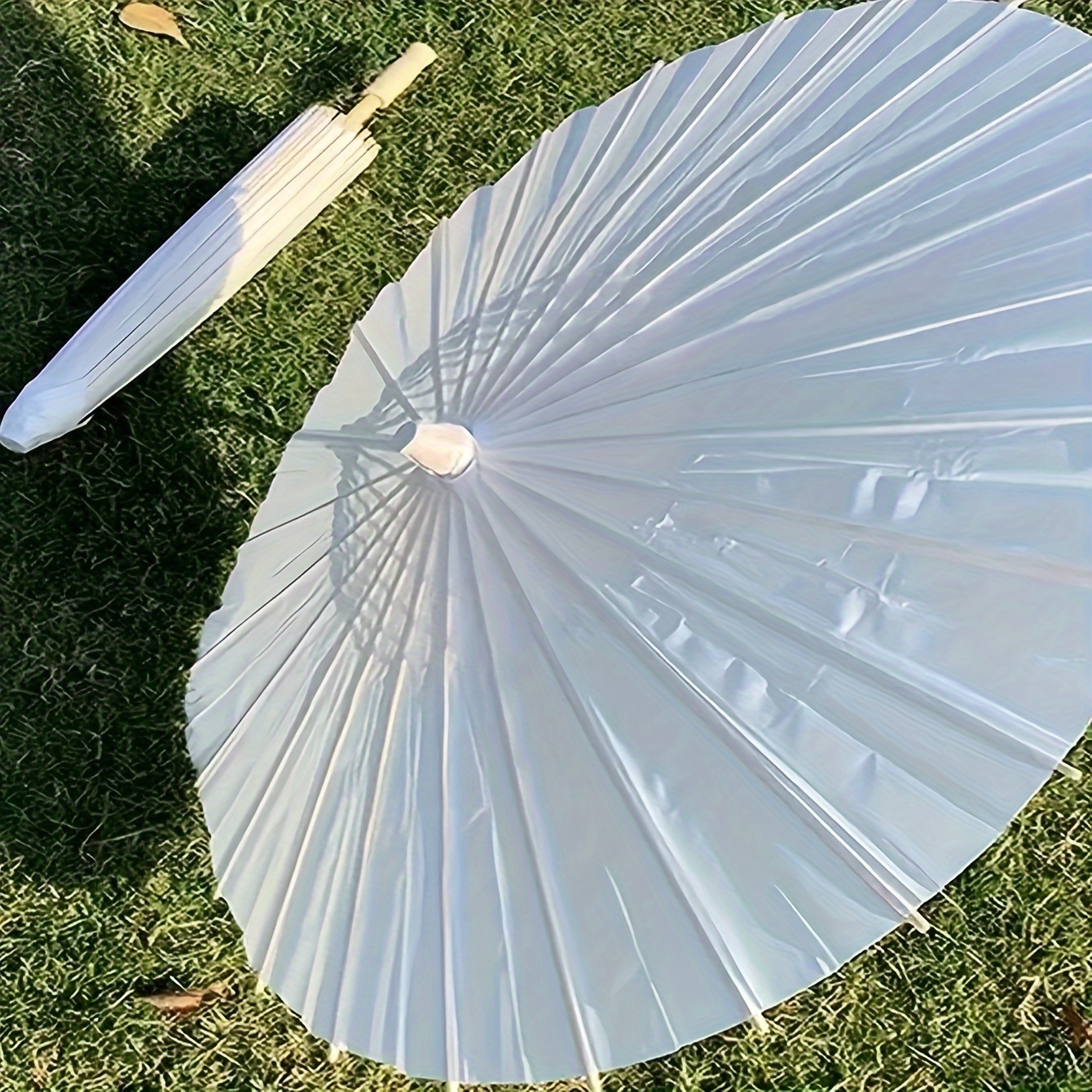 

1pc, Dly Painting White Paper Umbrella Bride Parasol Weddingdecoration Creative Gifts Birthday Gifts