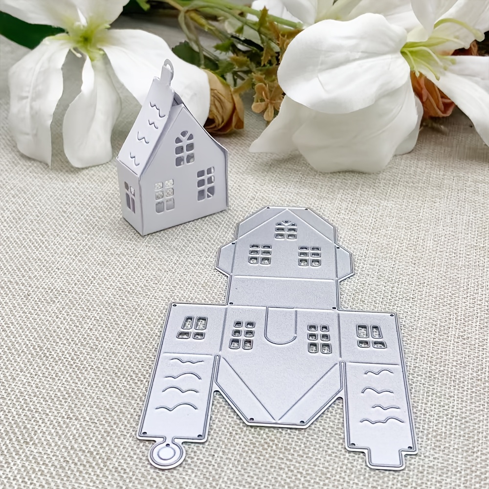 TEMU Bos Dorp Huis Boom Metalen Snijmallen voor Scrapbooking Kaart Album Maken Ambachtelijke Stans