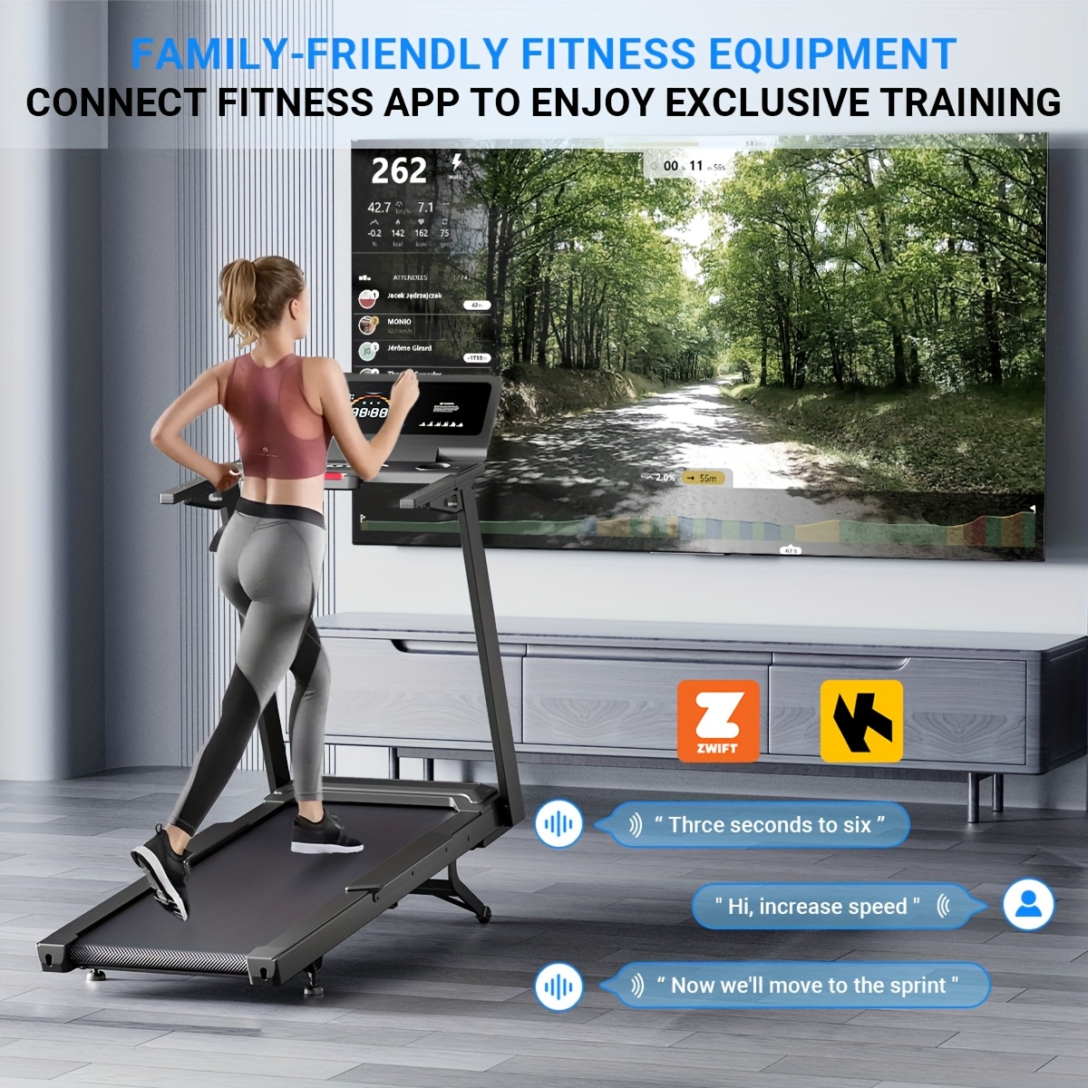 treadmill with 15 auto incline 500 lb capacity 4 5   folding electric treadmill up to   mph speed 15 level adjustable brushless motor quiet running holder for cup phone Product details 5