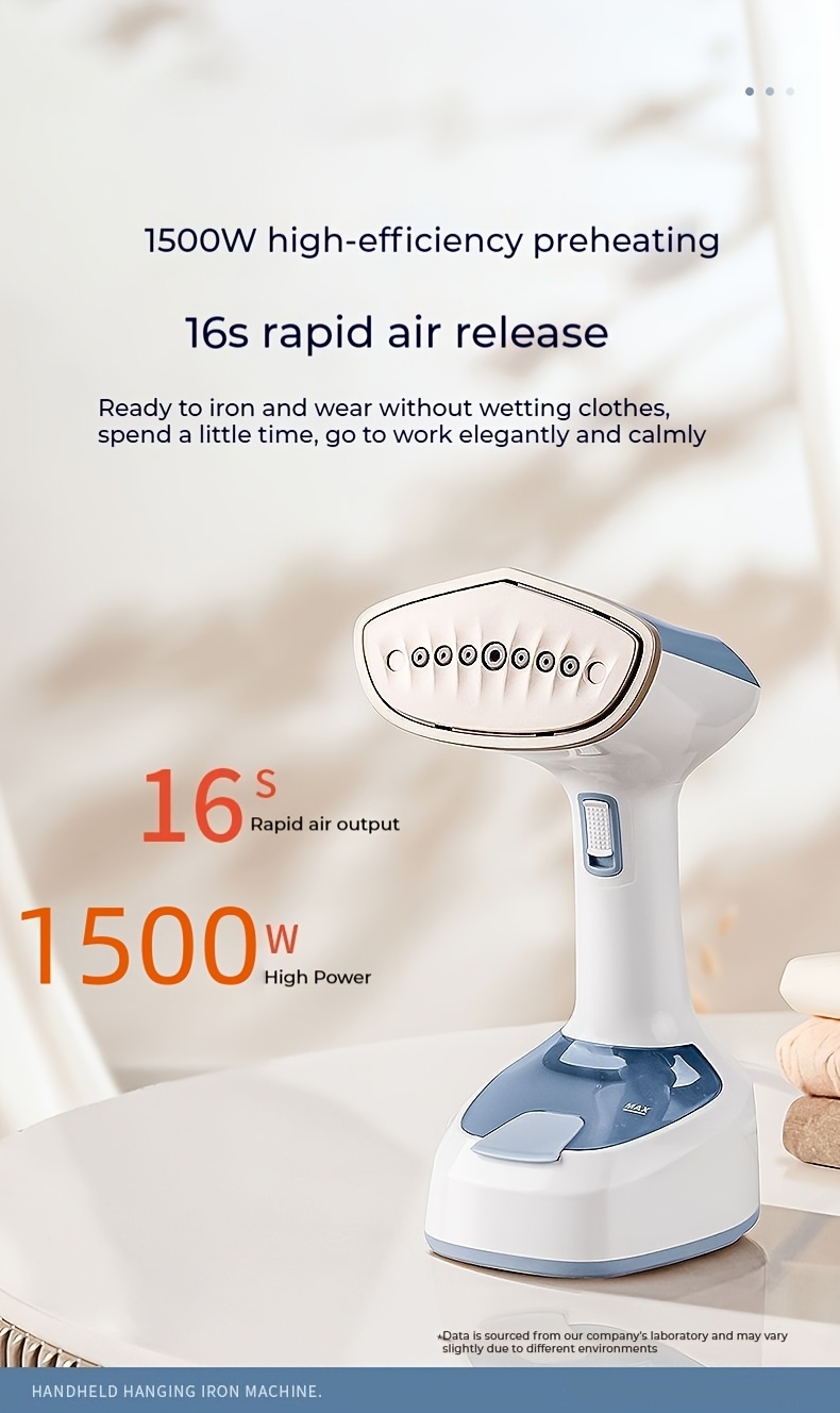 this handheld garment steamer with a steam brush is foldable for   making it   for removing wrinkles at home and while traveling new model for 2025 Product details 3