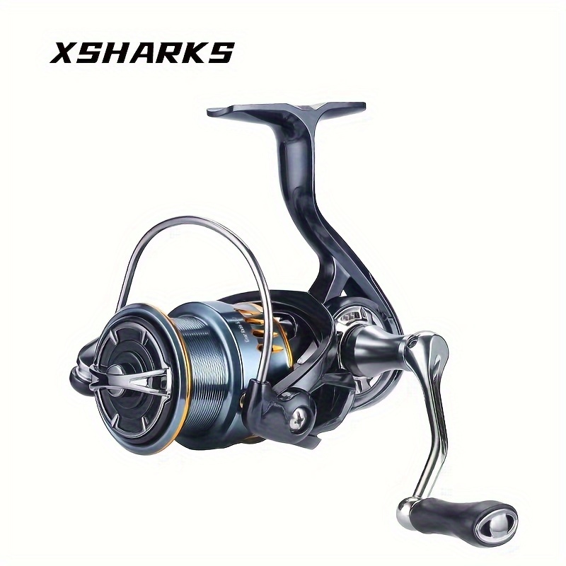 

Xsharks Tw- Spinning Reels: 1000-5000 Series 5.5:1 High Speed Ratio, Ratchet Arm, 7-15kg Braking Force, Suitable For Freshwater And Saltwater Fishing