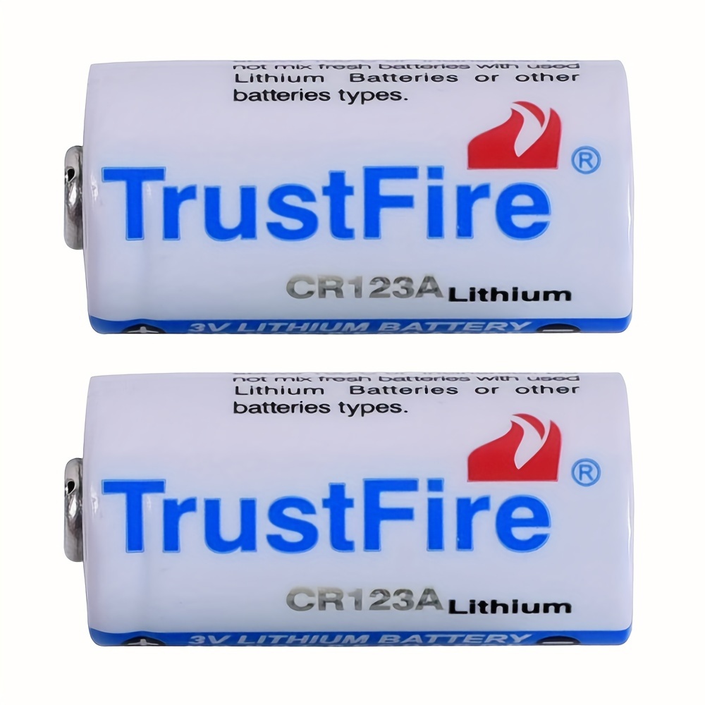 

2pcs Lithium Battery Cr123a 123a 900mah 85177 3.0v Cell Non-rechargeable Batteries Exp 2034 For Camera