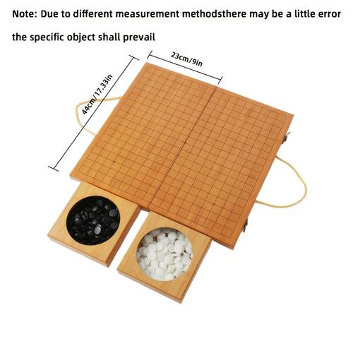 professional wooden go set with a suitable for adults and beginners family board games classic go set elegant design handcrafted two player competition