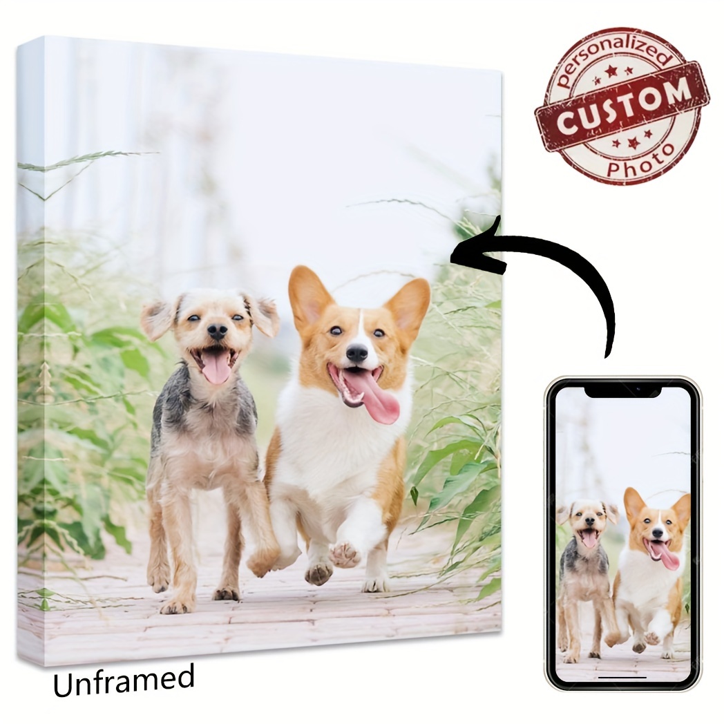 

Custom Photo Canvas: Personalize Your Memories With Our High-quality Artwork - Perfect Gift For Friends And Family