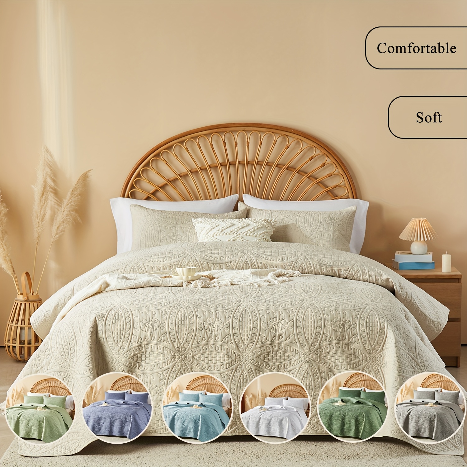 2 3pcs cooling   summer quilt set lightweight breathable microfiber bedspread modern coin pattern coverlet   holiday gifts for   1 quilt 1 2 pillow shams