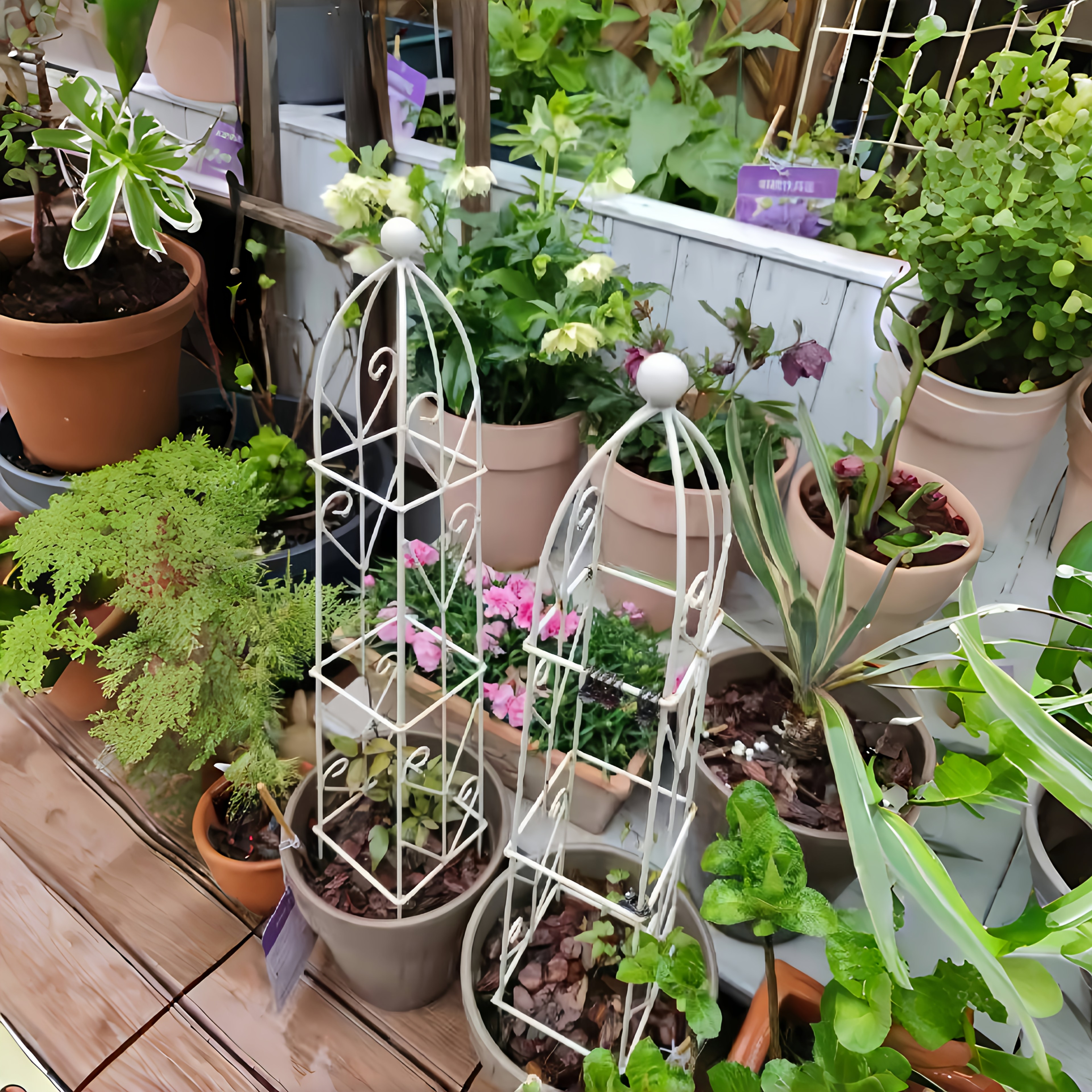 garten topfpflanzenstnder schmiedeeisernes spalier - Temu Austria