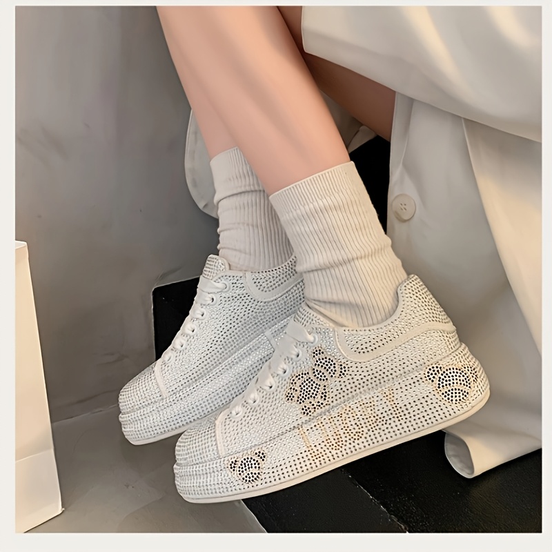 zapatillas deportivas plataforma gruesa piedras Temu Guatemala