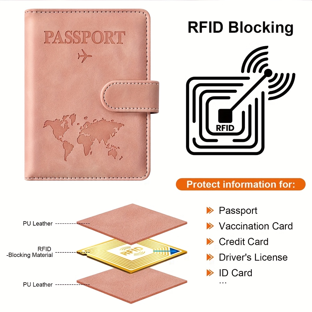 Etui Passeport Portefeuille Passeport Blocage RFID PORRASSO