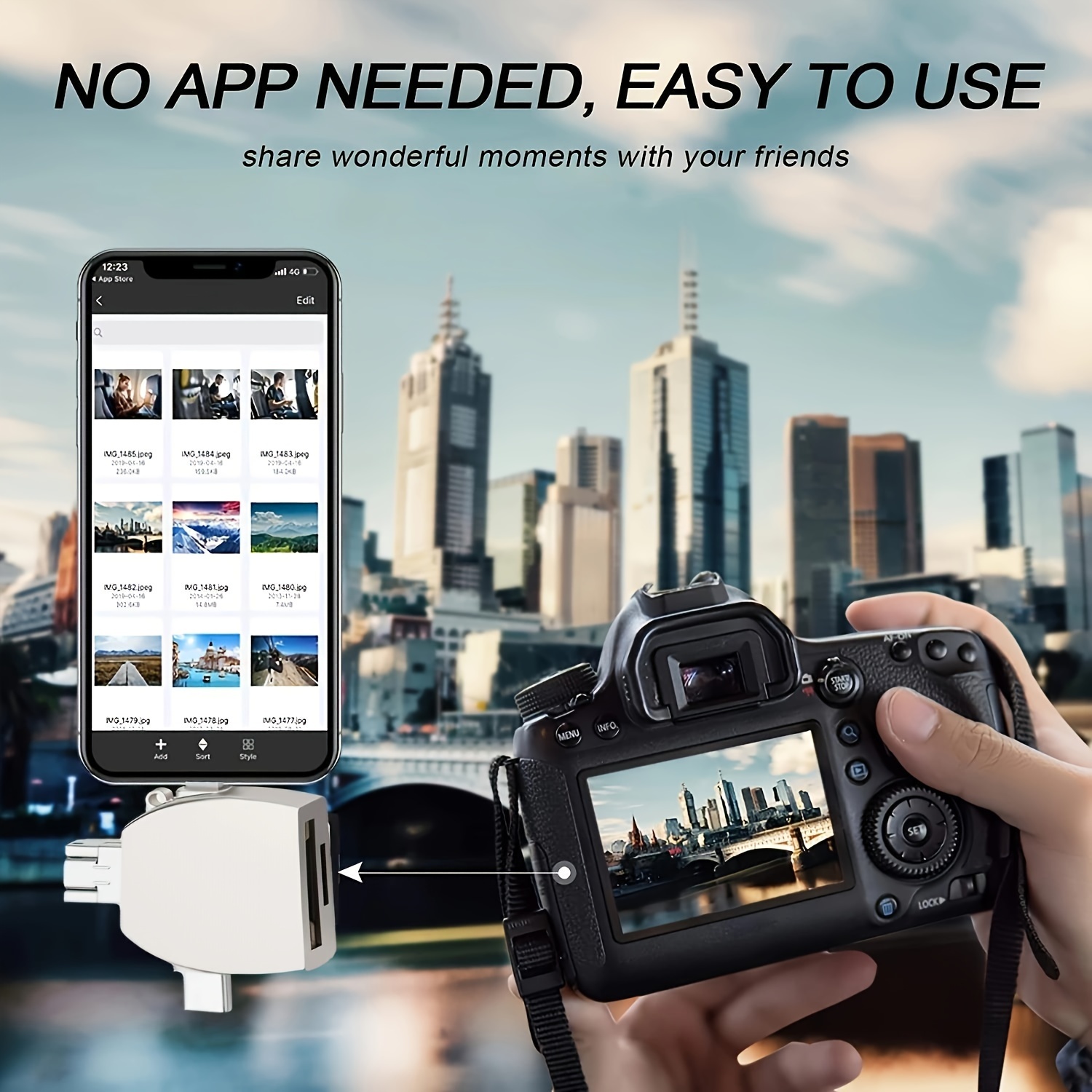 Sd Card Reader For Iphone/ipad/android/ Fourinone