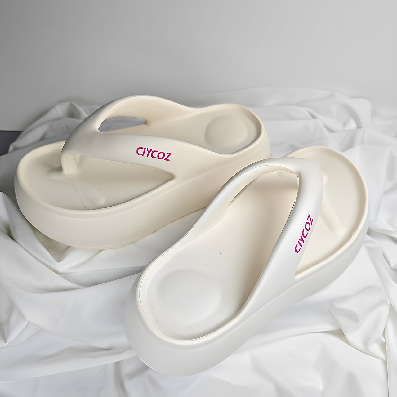 womens eva flip flops 6cm thick sole non slip anti slip sandals for   casual slip on sandals with civcoz branding eva upper sole casual footwear   eva upper sandals Product details 0
