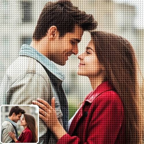 adult customized 5d diamond painting kit photo custom diamond painting diy frameless wall art decor unique gifts for anniversary wedding home decor