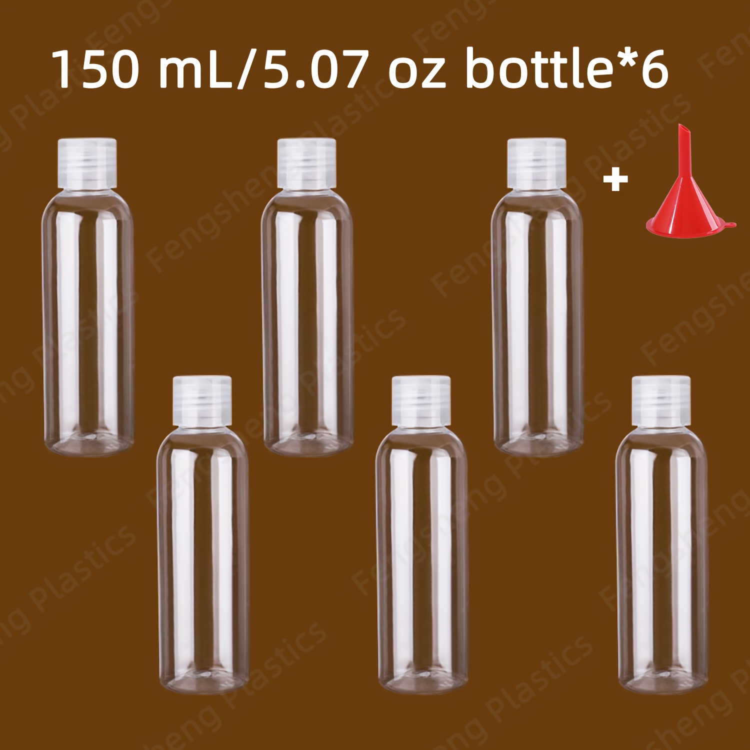 TEMU 6 & 12 Set di Trasparenti a Spremi, Sigillati, da Viaggio a Conchiglia, con Capacit� di 0.7Oz/1Oz/1.7Oz/3.4Oz/5.1Oz/6.8Oz/8.5Oz/10.2Oz/16.9Oz,