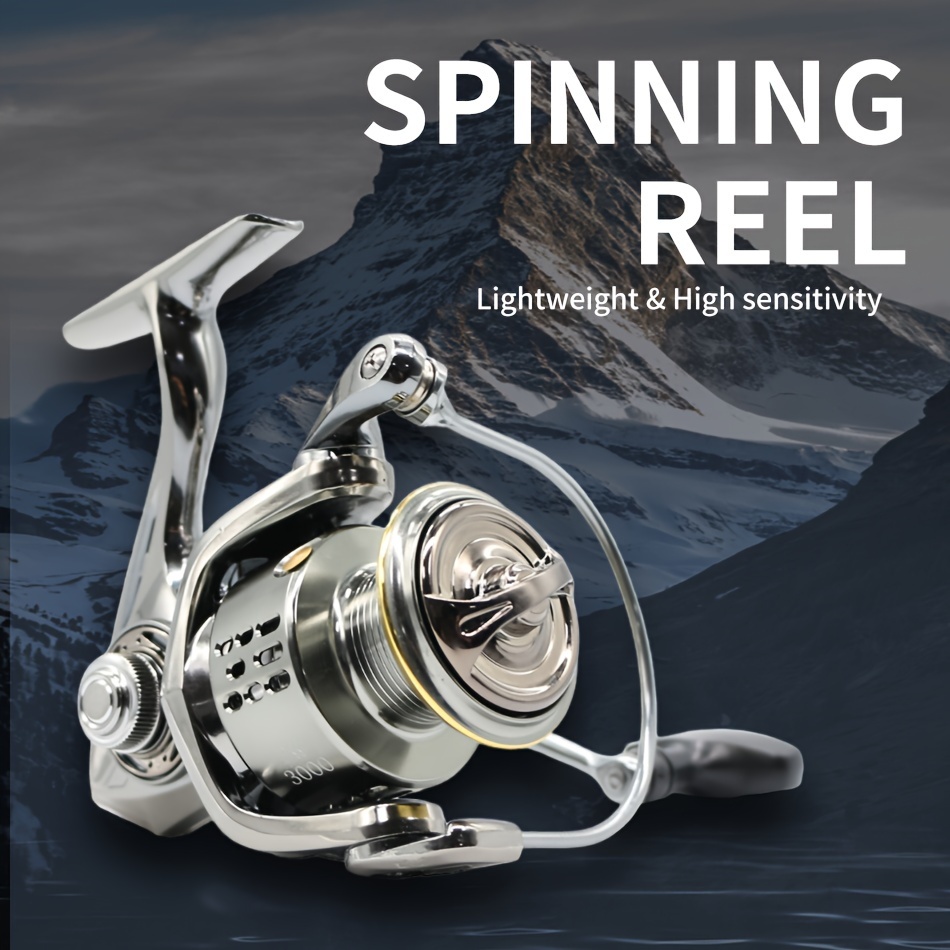 5.7:1 Gear Ratio Stainless Steel Spinning Reel 5+1bb Fishing - Temu