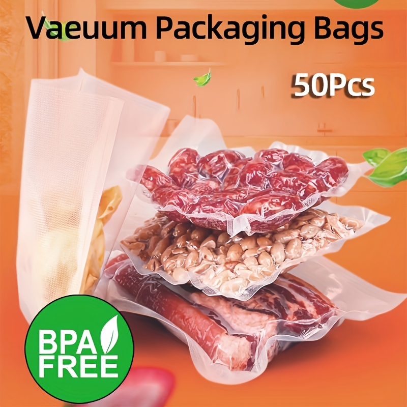 

Commercial-grade Vacuum Seal Bags, Bpa, Sous Vide Cooking, An For Food Storage And , And Suitable For Long- Freezing, Maintaining And , Ensuring A Tight Seal And Complete Protection, 50 Per Pack.