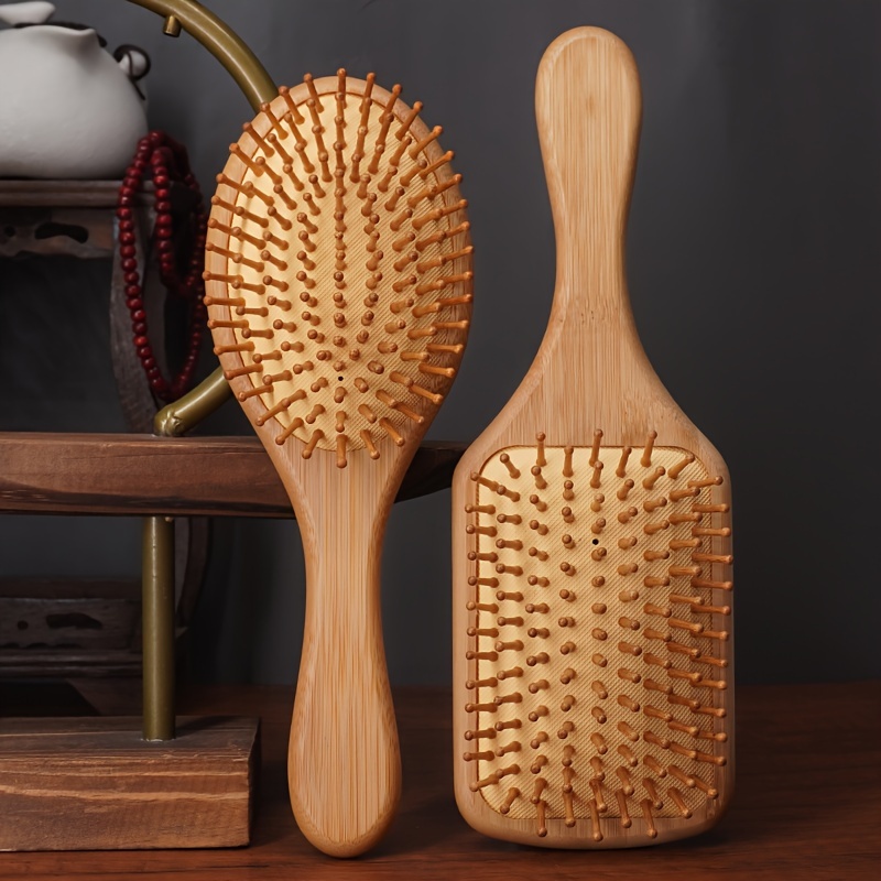 

Massage Comb For Women - & , Fluffy Styling Wooden