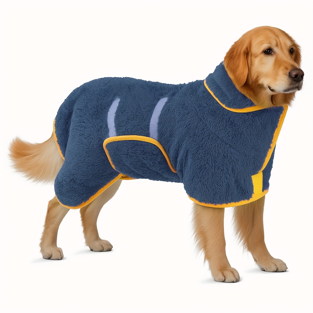TEMU Warm Fleece Sweaters For Dogs, Suitable For Small To Large Breeds, Perfect For Weather