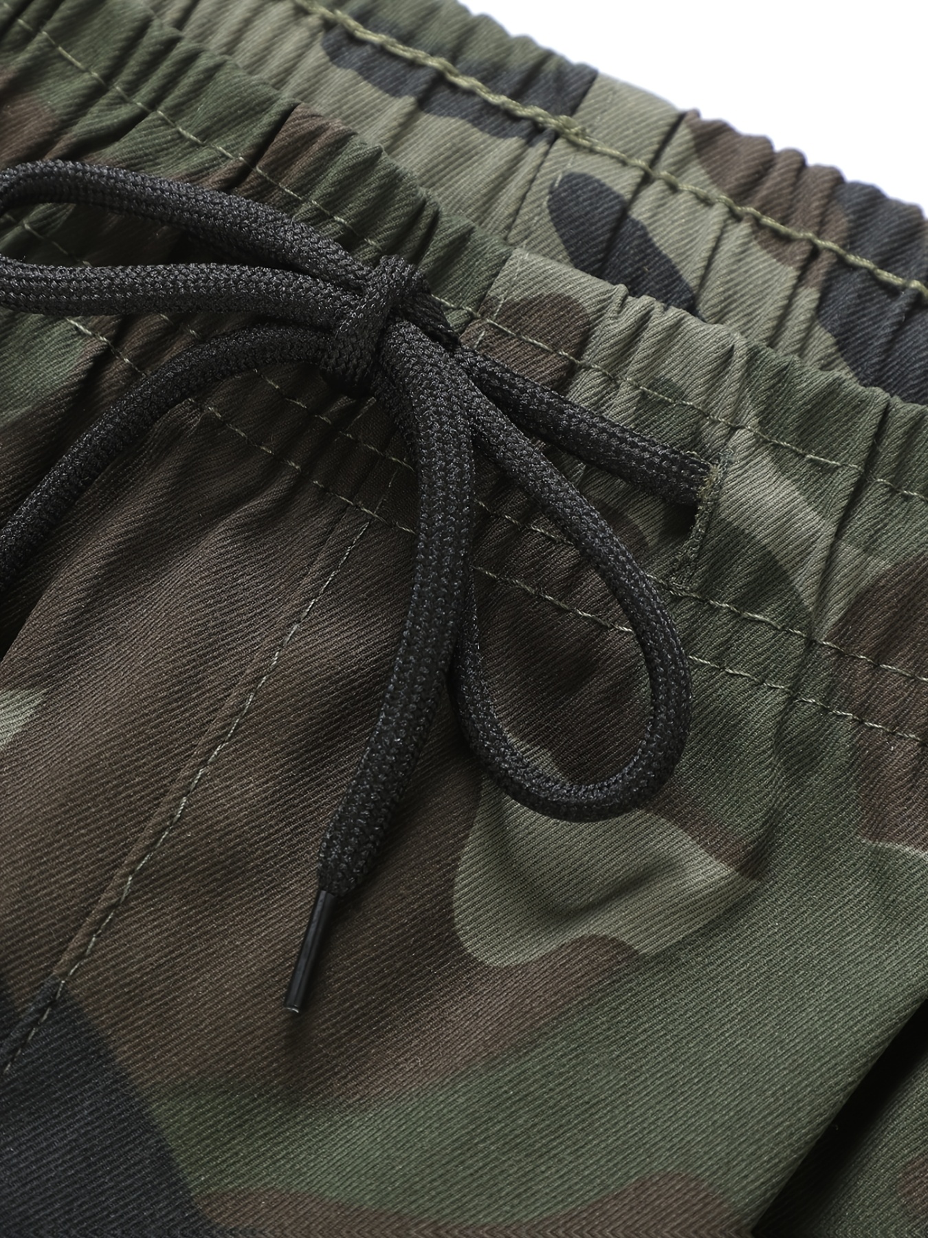 Men's Camouflage Cargo Shorts - Summer Loose Quick-Dry Casual Beach and Outdoor Activity Wear