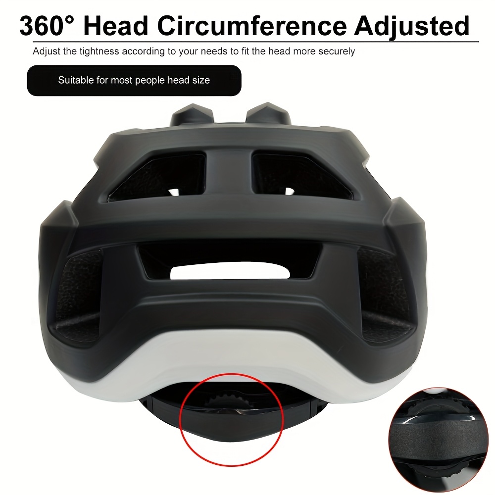 adjustable bike helmet JOYSTAR Road MTB E-Bike Helmet For Men Women Black / L: 56-61CM