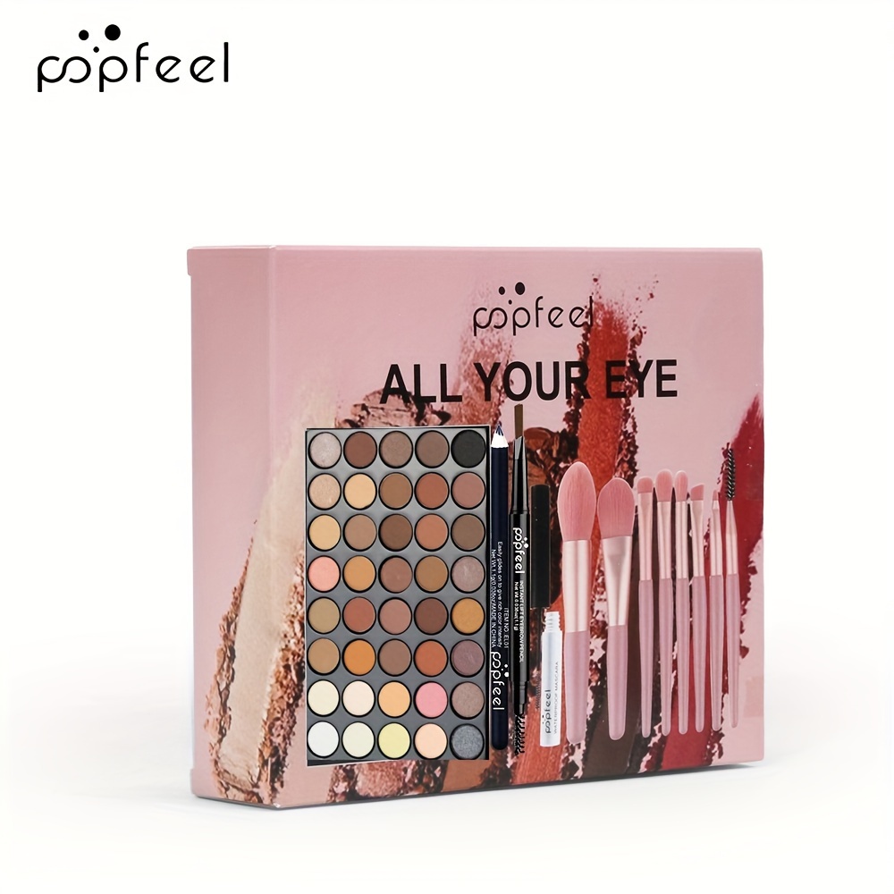 Coffret Maquillage WishesMar Avec Palette Fards, Eyeliner, Crayons - Neuf, Chine, Teint Clair