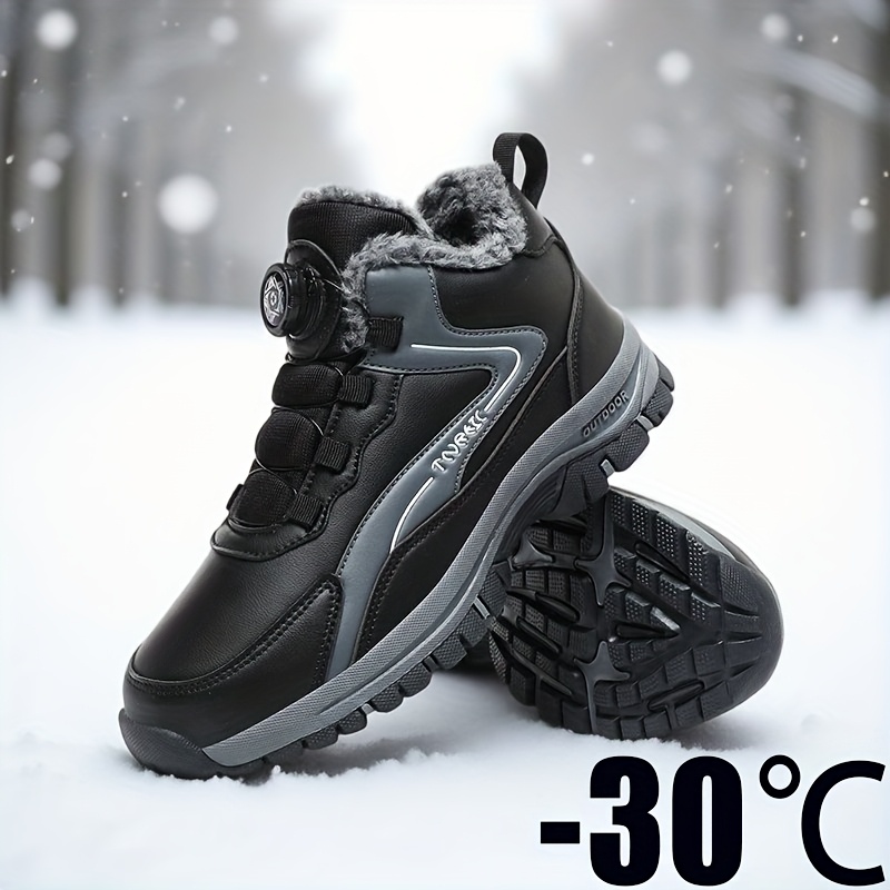 Image of Men's Snow Boots, Snow Sports Boots, Durable, Warm, Comfortable, Suitable For Daily Casual And Outdoor Sports