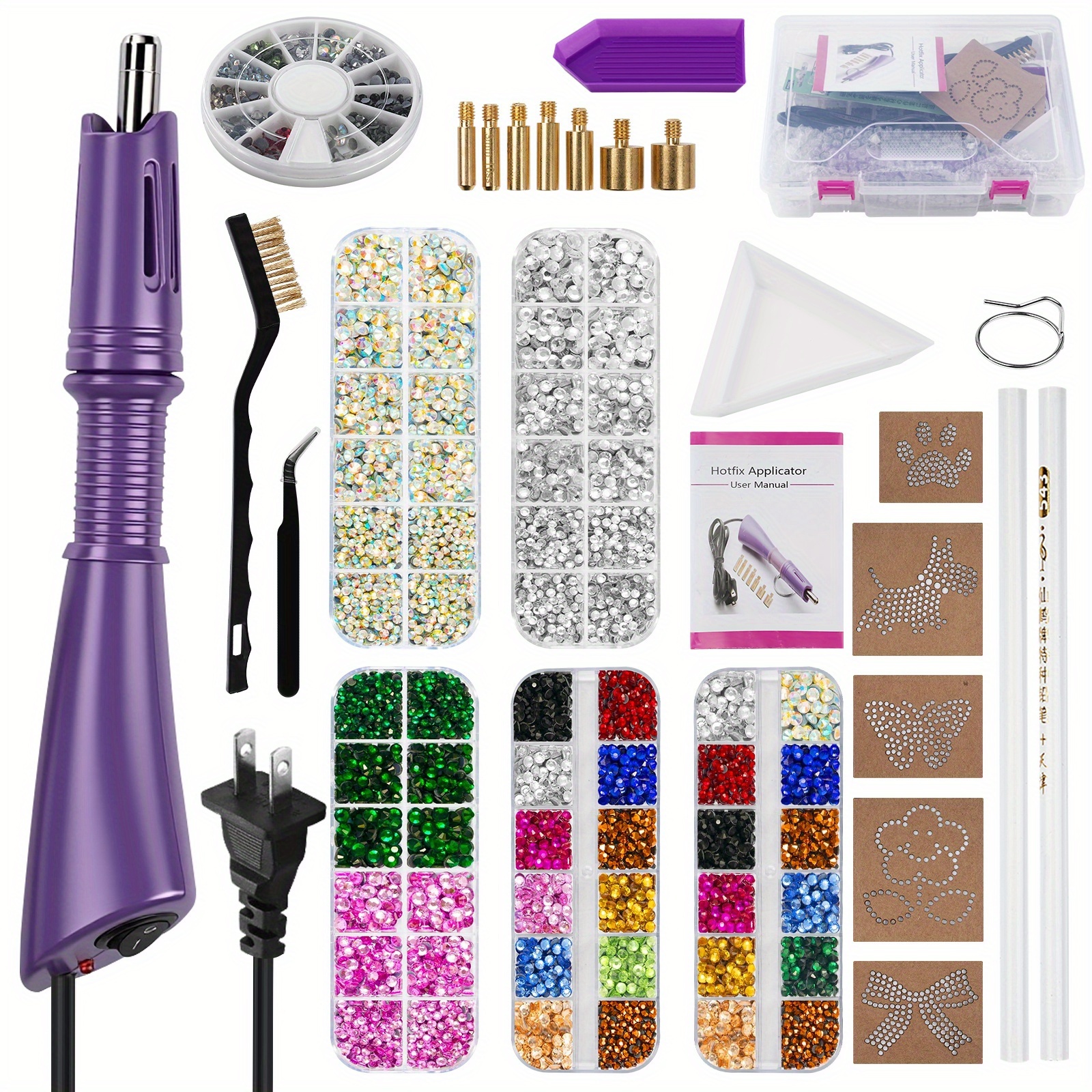 bedazzling kit sold on Temu United States