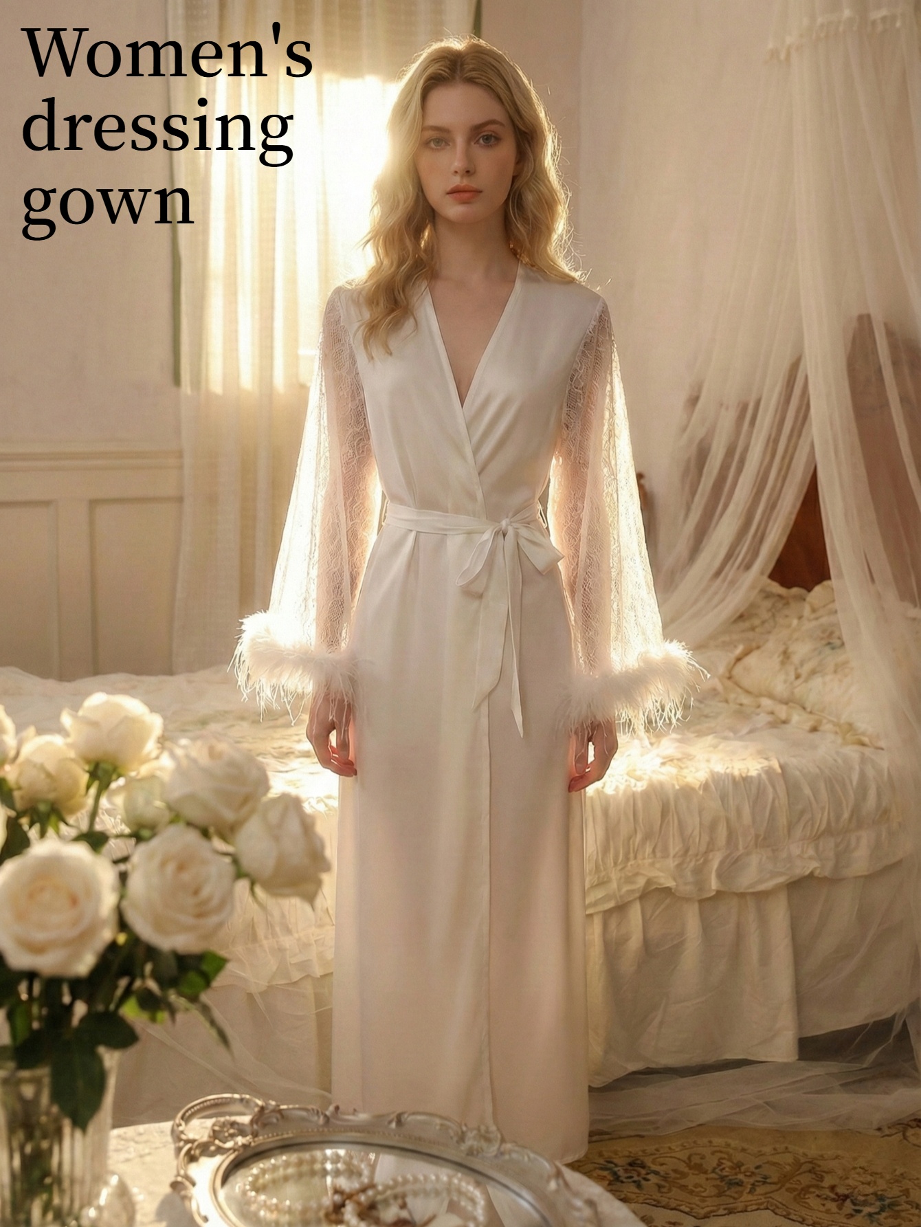 ladies dresses for races Race Day Floral Lace Midaxi Dress main image 1