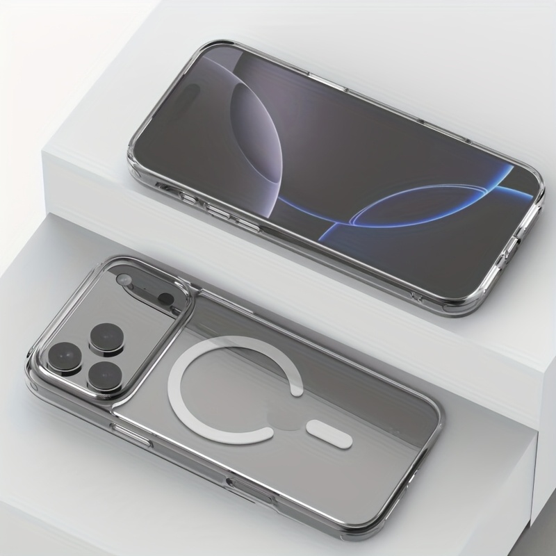 Transparent For Magnetic Wireless Charging Case For Iphone 17 Air 16 15 14 13 12 11 Pro Max 17 Plus