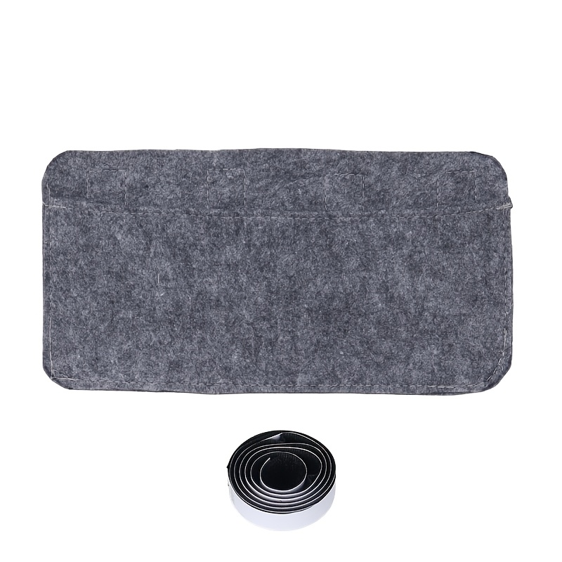 TEMU 1pc Felt Hanging Storage Bag For Rv, Wall-mount Small Storage Pouch For Van Interior, Self-adhesive Design For , Ideal For Storing Phones,