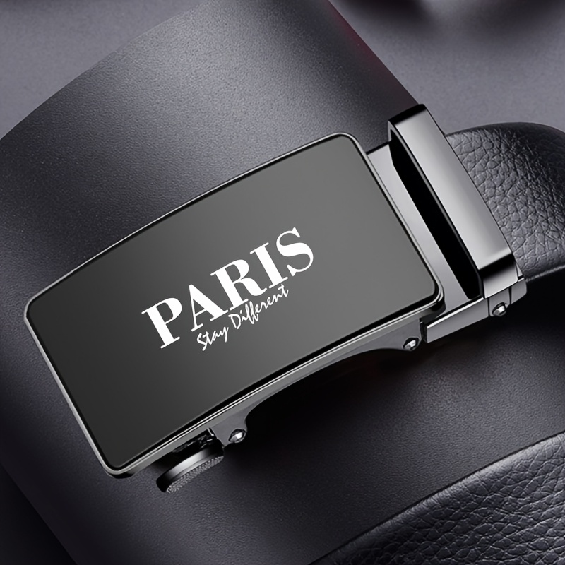 Men's Paris Stay Different Automatic Buckle Belt