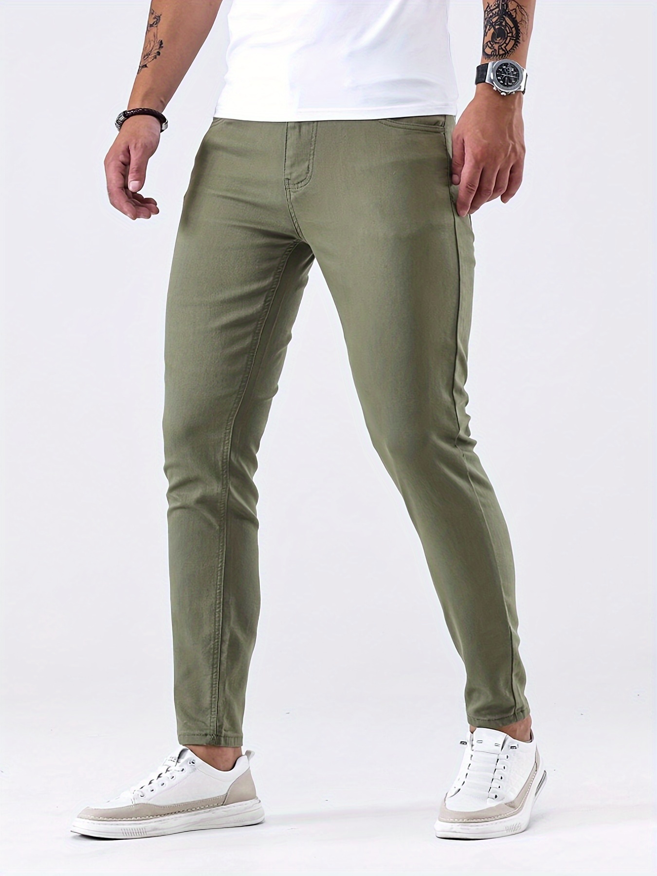 Men'S Casual Stretch Trousers